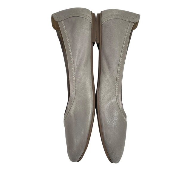 Vionic Carol Ballet Flats Womens Size 10 Gray Leather Round Toe‎ Comfortable - Picture 3 of 9